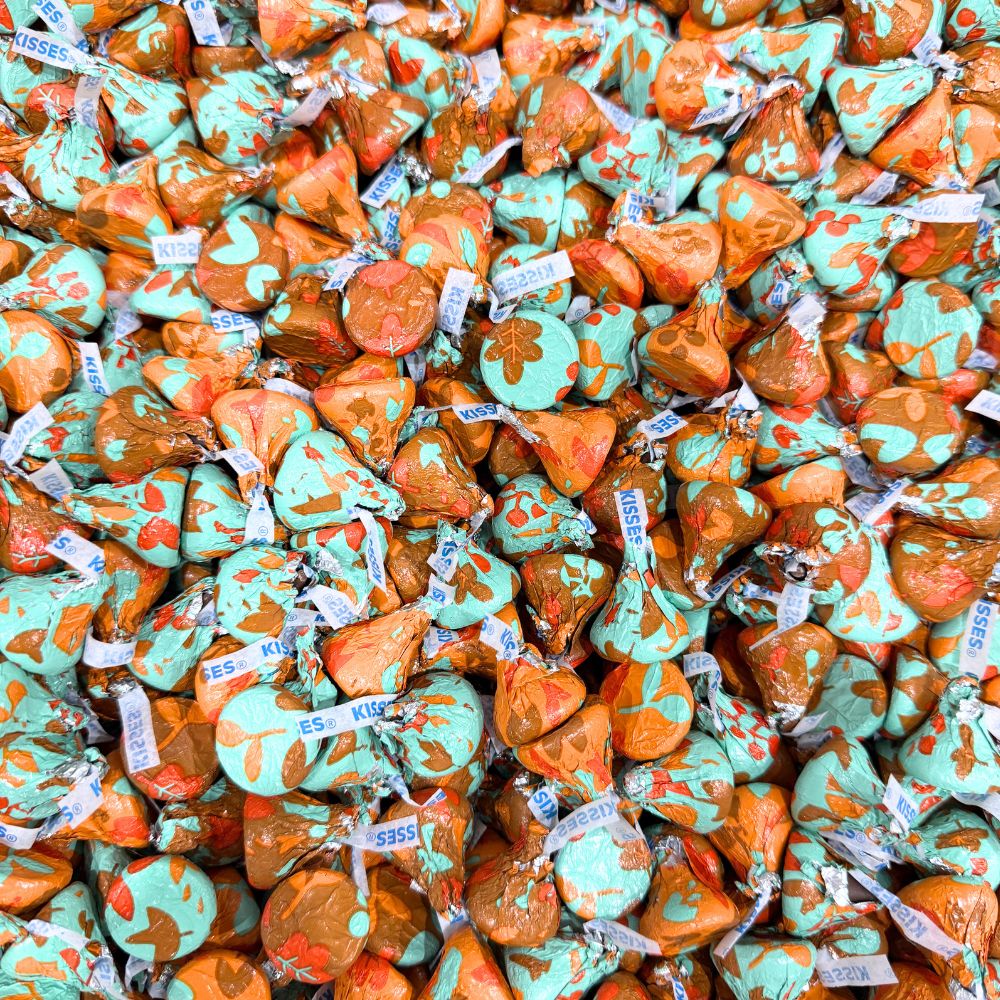 Hershey's Kisses Milk Chocolate – Fall Foils – Bulk Value Bag