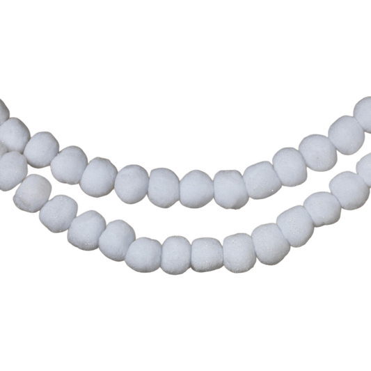 Snowball Garland - 72 Inches Long