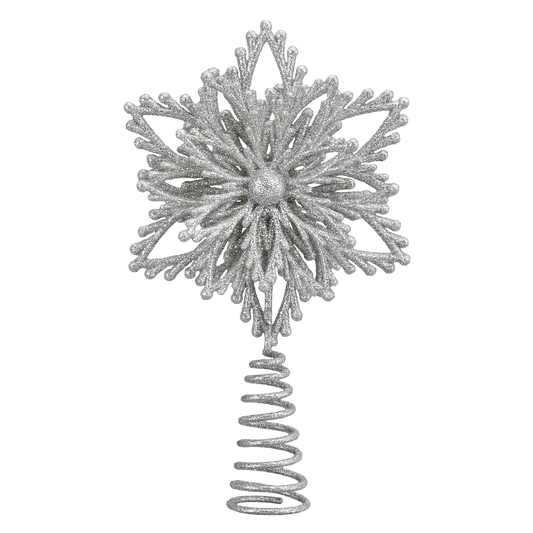 Mini Snowflake Tree Topper | Small Christmas Tree Decoration
